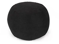 Pouf Rond Noir de Lounge & Co