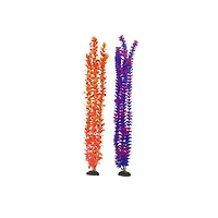 Penn-Plax Penn Plax Plantes d'Aquarium Très Grandes, Styles Assortis, Lot de 2