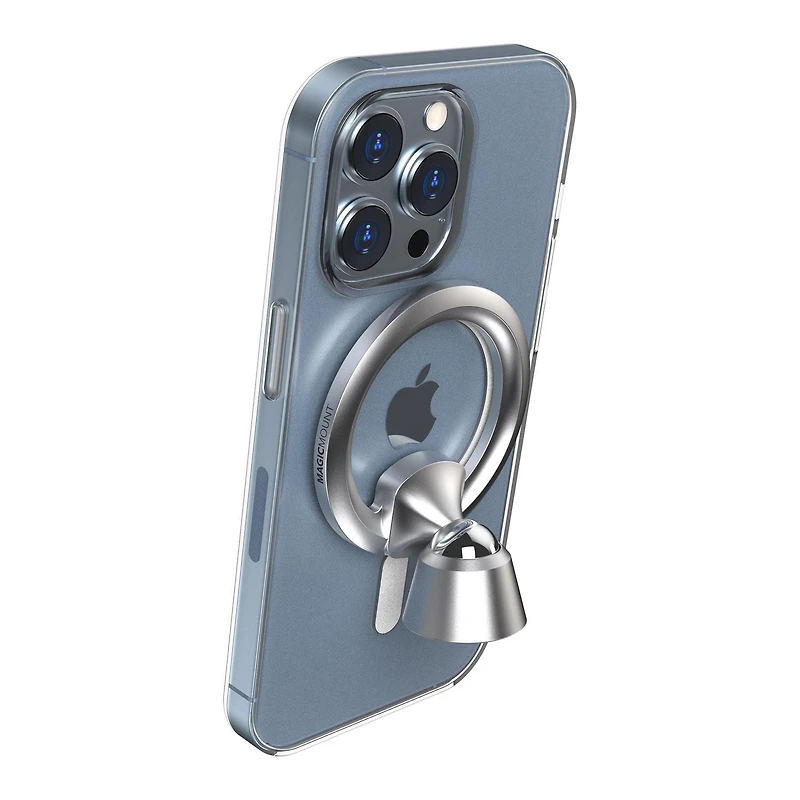 Scosche MagicMount MEMSD-SP Elite2 Magnetic Dash Mount for Magsafe Mobile Devices 360° Adjustable Head Compatible w/iPhone 15, 14, 13, 12 & MagSafe Case, MM Elite Dash Mount