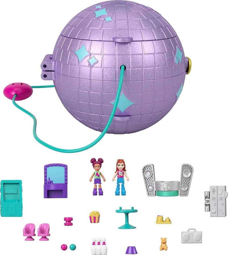 POLLY POCKET – DOUBLE PLAY – Coffret Patinage à roulettes