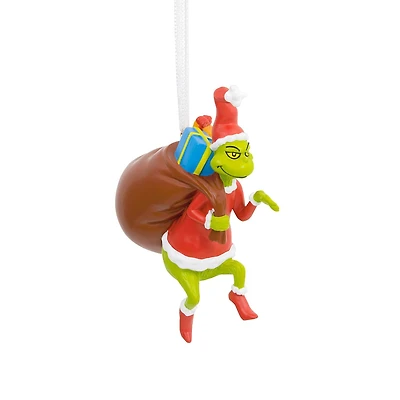 Hallmark Christmas Ornament (Dr. Seuss's How the Grinch Stole Christmas! Grinch in Santa Suit)