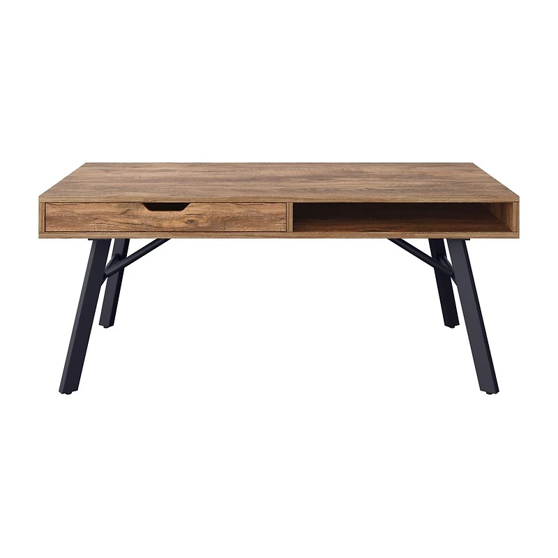 Table basse Auston finition grain de bois