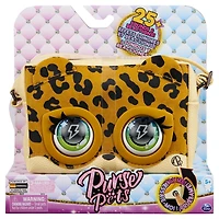 Purse Pets, Leoluxe Leopard, Sac animal interactif avec plus de 25 effets sonores et réactions, jouets pour les filles à partir de 5 ans