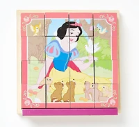 Melissa & Doug Disney Princess Wooden Cube Puzzle With Storage Tray - 6 Puzzles in 1
