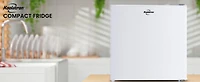 Koolatron 1.7 Cu Ft Compressor Compact Fridge with Freezer, 47L, White, Energy Efficient Cooling for Small Spaces
