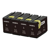 L-ink Pack de 4 Cartouches à Jet d'encres Noir Compatible 932XL (CN053AN)