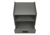 Monarch Specialties  Table D'appoint, Table D'appoint, Bout, Tiroir De Rangement, Table De Nuit, Chambre À Coucher, Salon, Stratifié Blanc, Contemporain, Moderne
