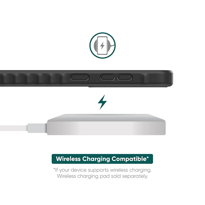 Étui protecteur en gel avec protège-coins pour Samsung Galaxy S25 / S24, noir d’onn. Testé contre les chutes de 2,44 m/8 pi