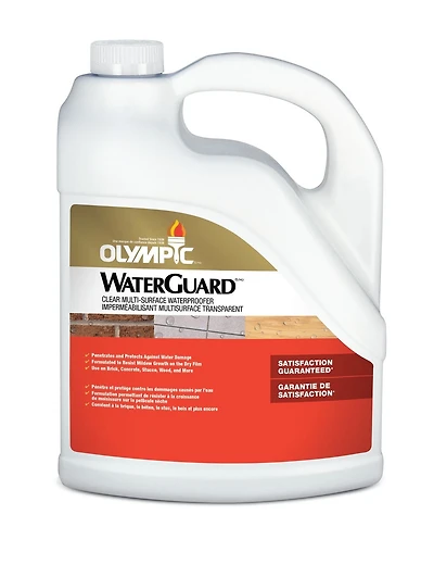 Scellant hydrofuge transparent multisurface Olympic WaterGuard®, 3,78 l