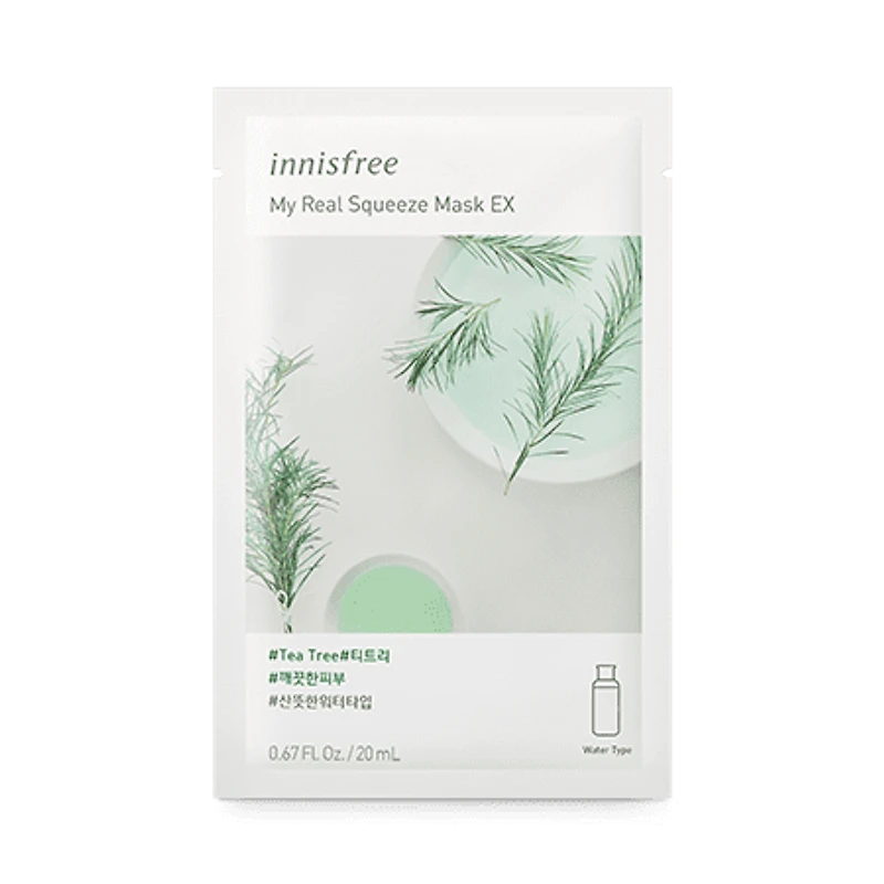 Masque compressible à l'arbre à thé Innisfree