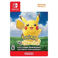 Nintendo Switch Pokémon: Let's Go, Pikachu! 79.99 (Code Numérique)