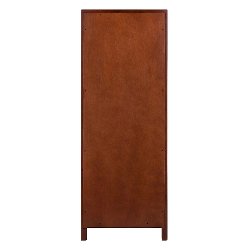 Winsome Brooke Jelly Armoire Ouverte, en fini noyer