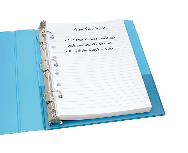 Avery Mini 5.5" x 8.5" Binder Filler Paper,100 Sheets-14230