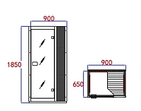 Blisspod Sauna infrarouge lointain pour 1 personne Hemlock Low EMF 3 radiateurs – Naturel