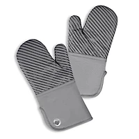 Fabstyles Lot de 2 gants de cuisine en silicone imprimé