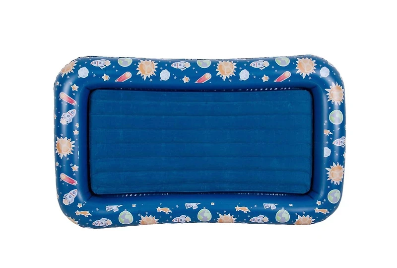 Ozark Trail Espace extérieur lit gonflable pour enfants flocké en bleu, 5 pi pour les âges 3 ans et plus Pour les enfants jusqu’à 110lb