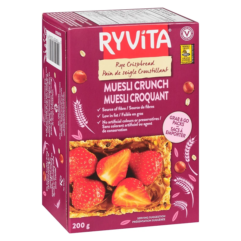 RYVITA MUESLI PAIN CROUSTILLANT 200GR