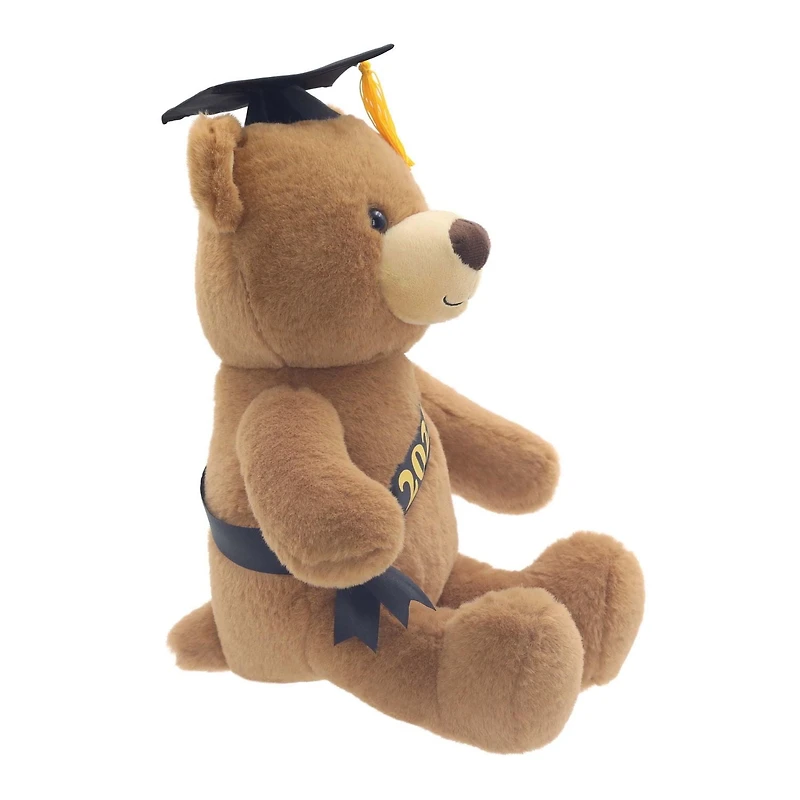 Peluche ours en peluche marron de 12 po pour remise des diplômes 2025