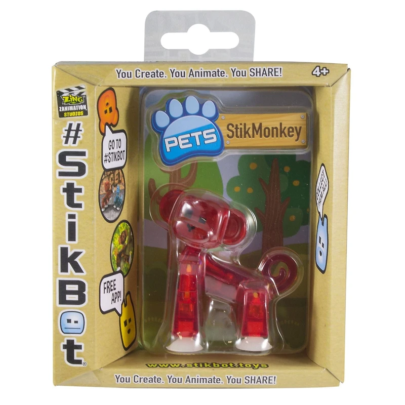 Figurines articulées variées Stikbot Pets