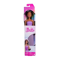 ​Barbie-Royal-Fashion-Doll-with-Dark-Brown-Hair,-Removable-Skirt-&-Accessories,-Purple-Butterfly-Themed-Monochromatic-Look​​