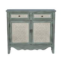 Maggie 2-Door Console, Antique Blue