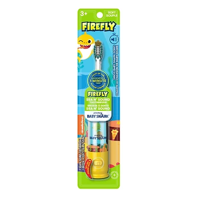 Firefly Clean N' Protect Baby Shark Battery Powered Toothbrush