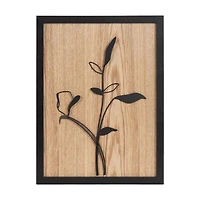 hometrends Floral Framed Wire Art