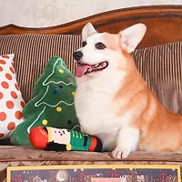 Hugsmart Nutcracker Plush Dog Toy - Fuzzy, Squeaky, for Small & Medium Dogs
