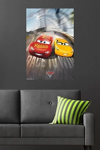 Disney Pixar Cars 3 - Race to Win Wall Poster, 22.375" x 34"