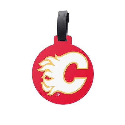 OFFICIALLY LICENSED NHL JUMBO LUGGAGE TAG CALGARY FLAMES