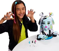 Monster High Frankie Stein Doll Head for Hair Styling with 65+ Nail, Hair and Face Accessories