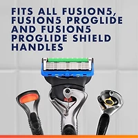 Cartouches de rechange de rasoir Gillette Fusion5 ProGlide pour hommes de rasoir pour manche de rasoir Flex-pivot, cartouches à 5 lames de rasoir, lame de précision pour hommes