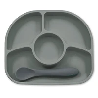 Yümi: Silicone Plate & Spoon Set