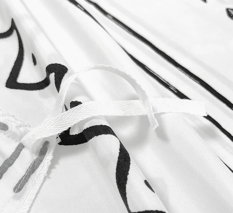 Marina Decoration Ultra Soft Silky Zipper Rich Printed Rayon from Bamboo All Season Duvet Cover Set with Pillowcases, Simplify Modern Geometric Pattern