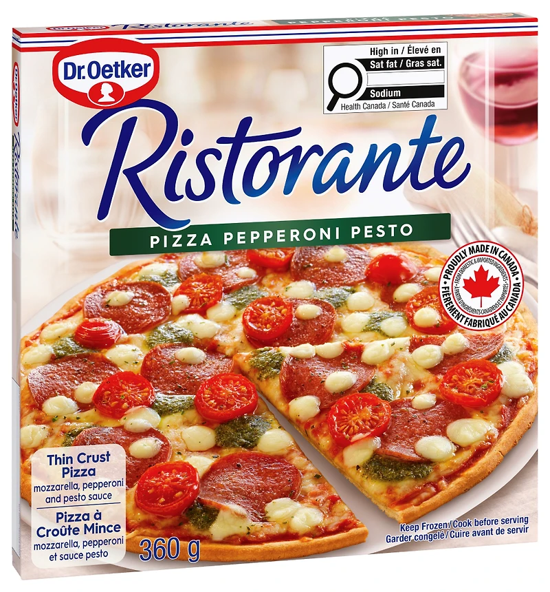 Dr. Oetker Ristorante Pizza Pepperoni et pesto 360g
