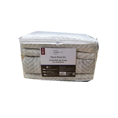 fleece sheet set