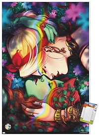 DC Comics - Harley Quinn and Poison Ivy Pride Wall Poster, 22.375" x 34"