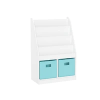 Bibliothèque avec deux casiers pour enfants - 2 bacs