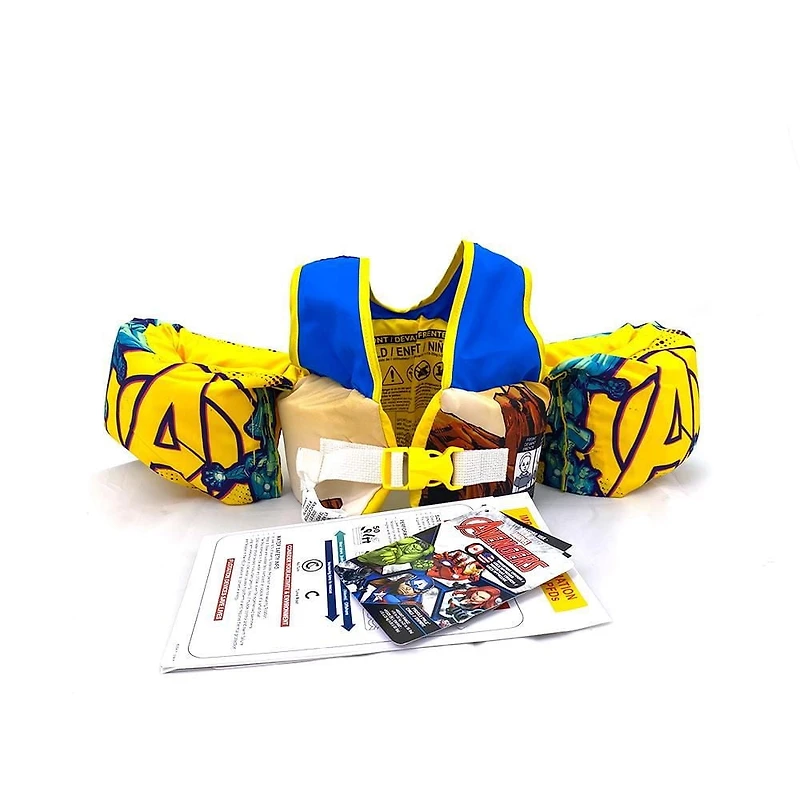 Marvel Avengers Paddle Pal Patented Swim Jacket