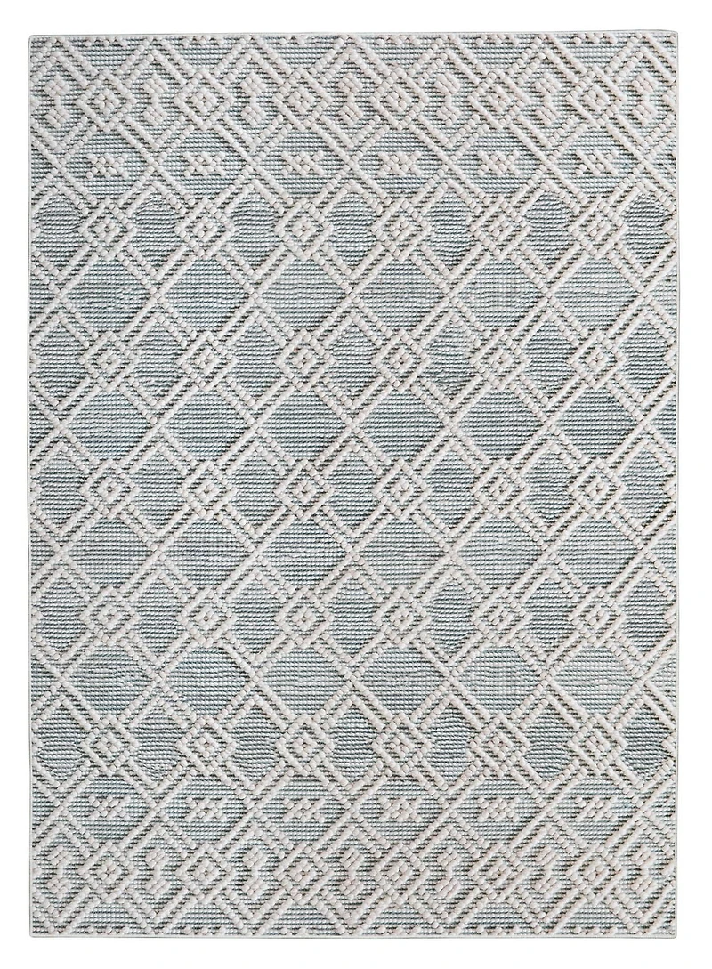 Mirage Helia Cream and Grey 2' x 3' Accent Rug