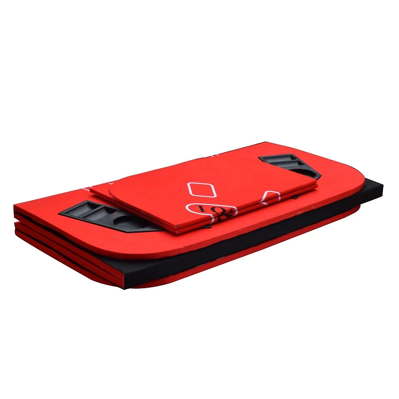 No Limit 3-in-1 Portable Casino Tabletop for Poker, Blackjack, and Craps