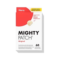 Hero Cosmetics Mighty Patch Original – Patch Hydrocolloïde contre l'Acné, Autocollants de Nuit pour les Imperfections d'Acné & Boutons pour Peau Sensible
