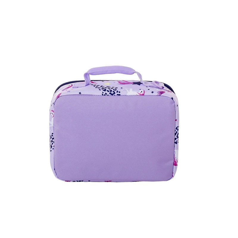 Insulated Boxy Lunch Bag, unicorn