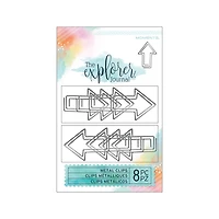 Momenta Inc Explorer Journal Shaped Clips Silver Arrows