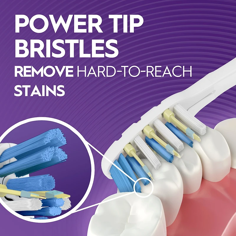 Brosses à dents à pile blanchissantes Oral-B Pulsar, souple 2 unités
