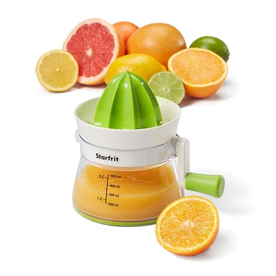 Starfrit Presse-agrumes Easy Juicer Extracteur à jus à manivelle