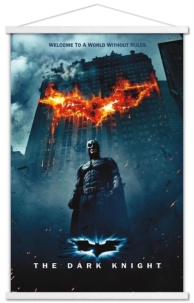 Film DC Comics - The Dark Knight - Batman Logo sur Fire One Sheet