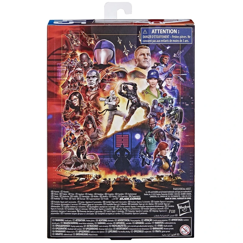 G.I. Joe Classified Series Series Tomax Paoli Action Figure 44 Collectible Toy, Multiple Accessories, Custom Package Art