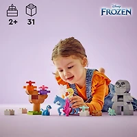 LEGO DUPLO Disney Elsa & Bruni in the Enchanted Forest, Frozen Toy for Toddlers, Comes with 4 Characters from Frozen 2 Including an Elsa Mini-Doll, Birthday Gift Idea for Toddlers Ages 2 and Up, 10418