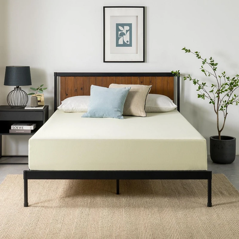 Zinus Gel Airflow Queen 10 Inch Cooling Gel Memory Foam Mattress in a Box, Medium Feel, Pressure Relief, CertiPUR-US Certified Foam